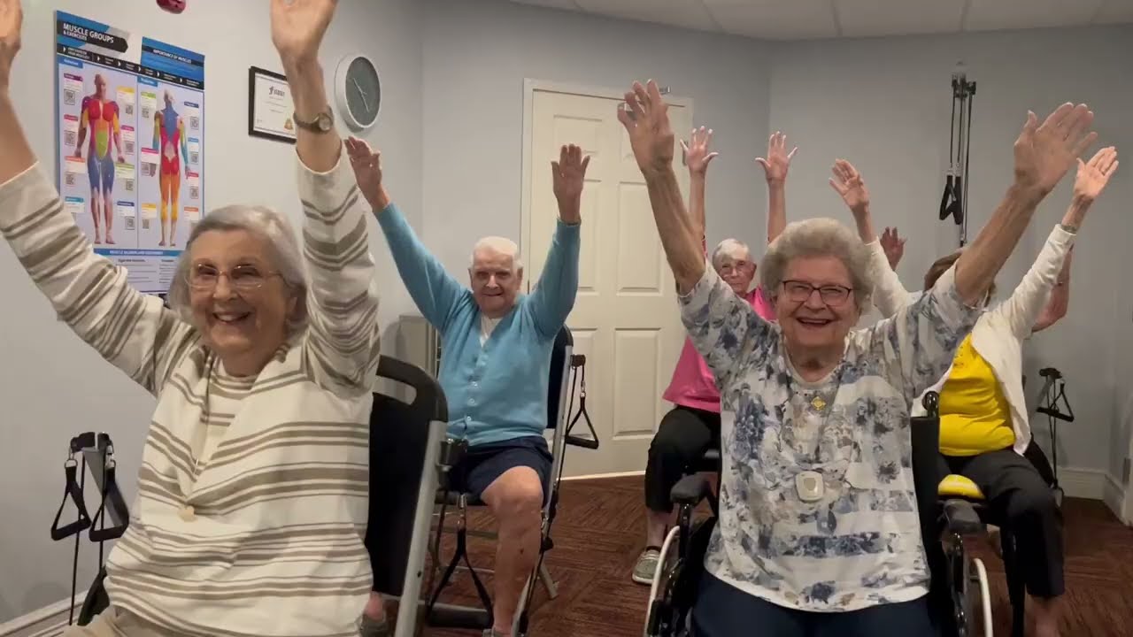 Ageless Motion Exercise with Evelyn and our assisted living residents 10/17/23