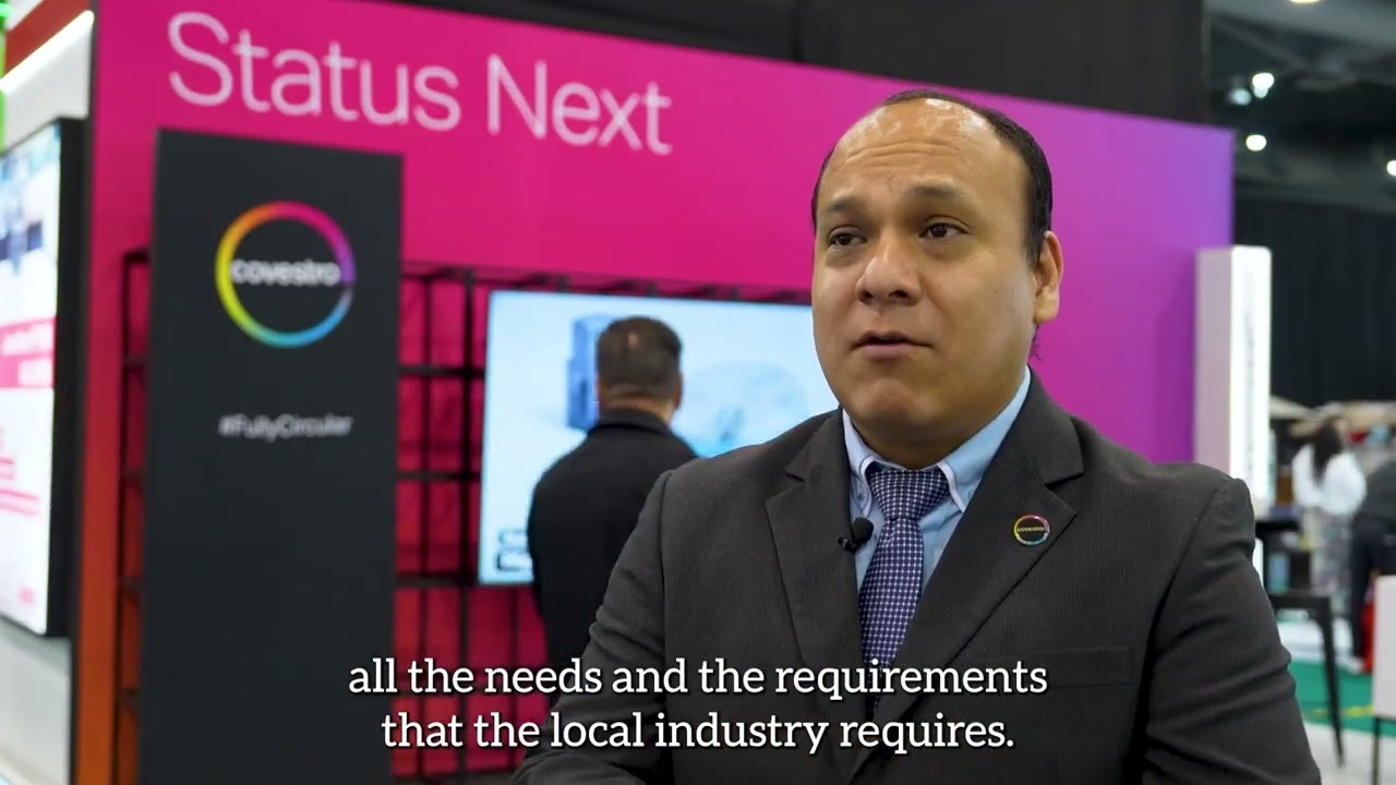 Covestro's Jesus Chavez at Adhesives & Bonding Expo Mexico 2025