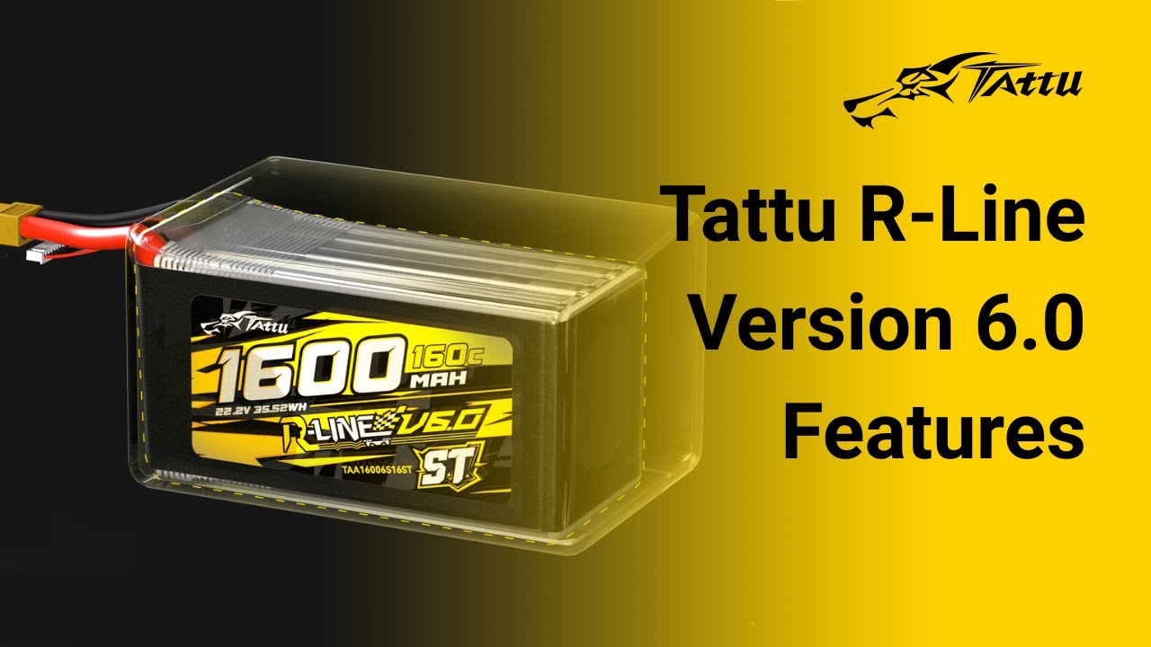 New Release | Tattu R-Line V6 for Pro FPV &mdash; Lighter. Stronger. Faster.