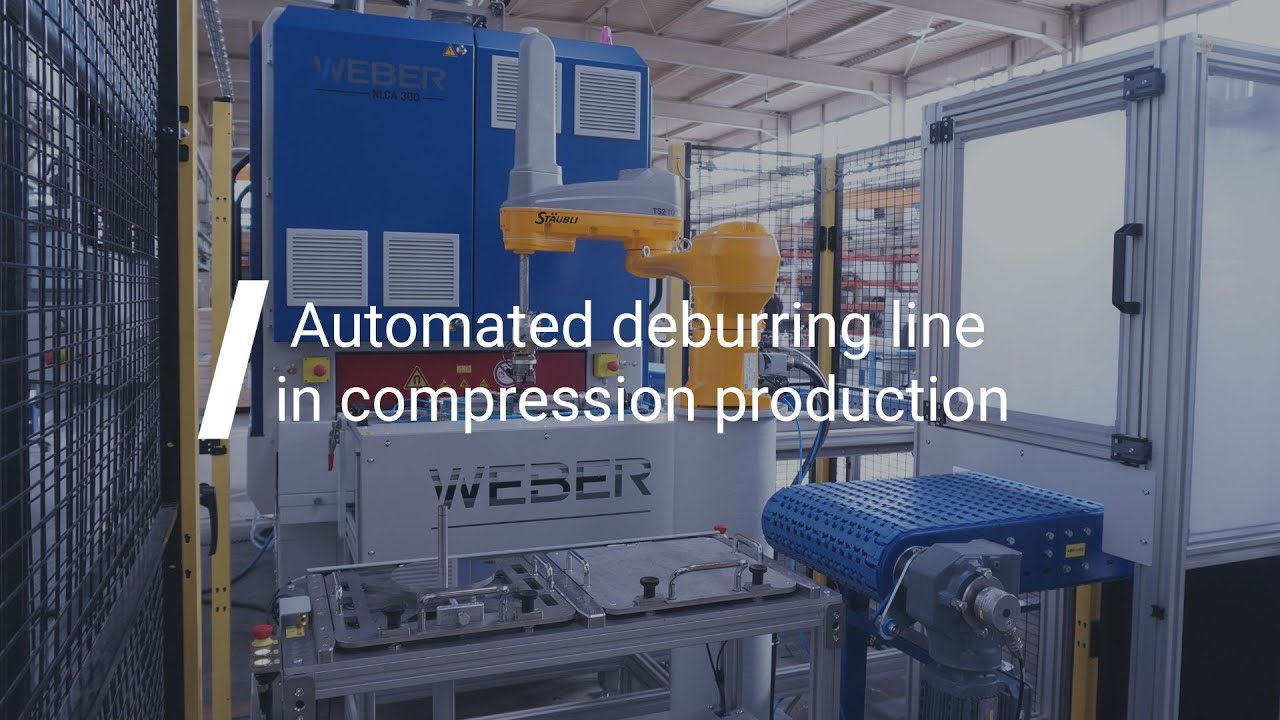 Automated deburring line in compressor production