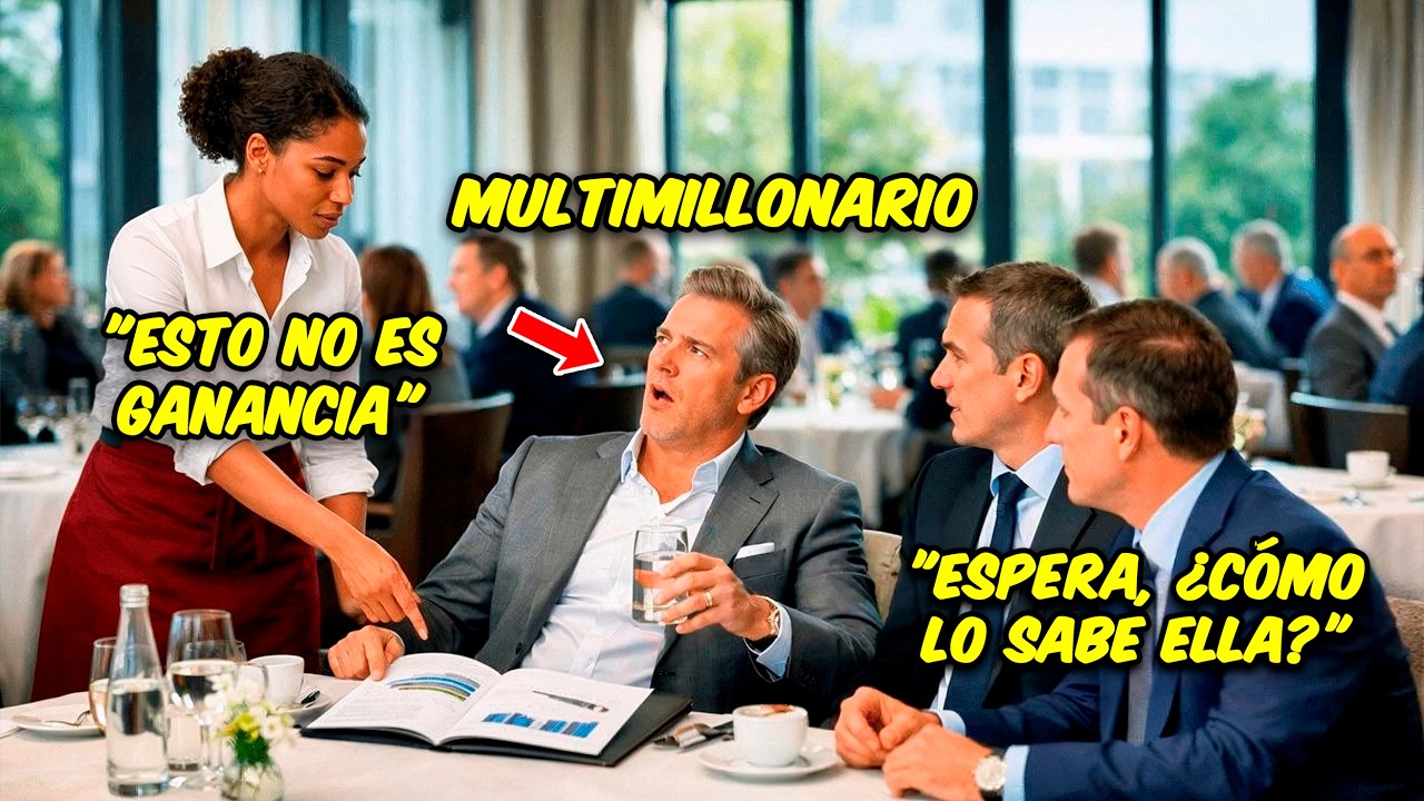 El Multimillonario Le Pide Consejos Financieros A Una Camarera Negra — Y Queda Sin Palabras