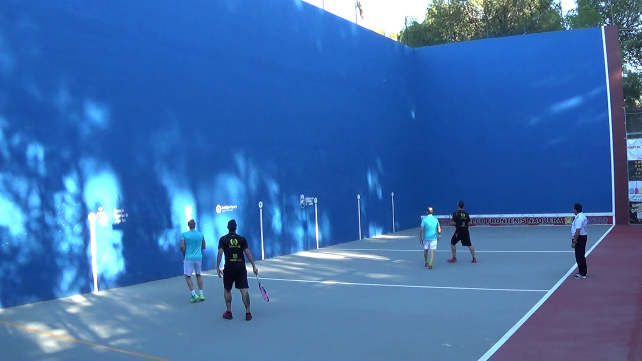 Final Copa Frontenis 2 Portacoeli Cebrian e Iván Mtnez vs Incusa Silla Joan y Orts