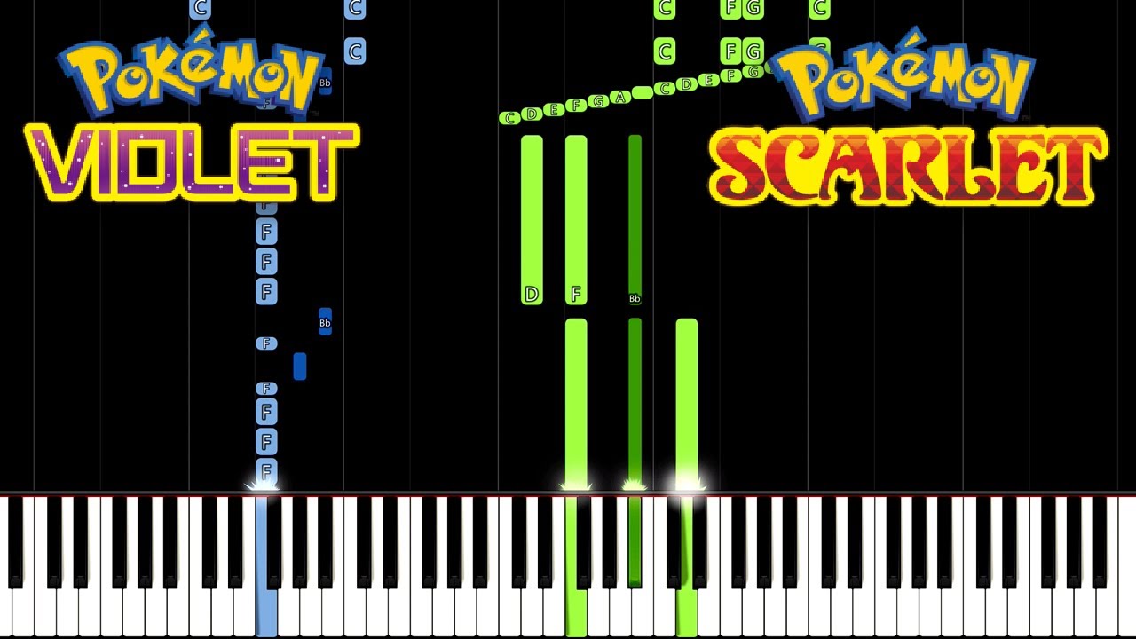 Battle! Tera Raid - Pokémon Scarlet and Violet (Piano Tutorial) [Synthesia]