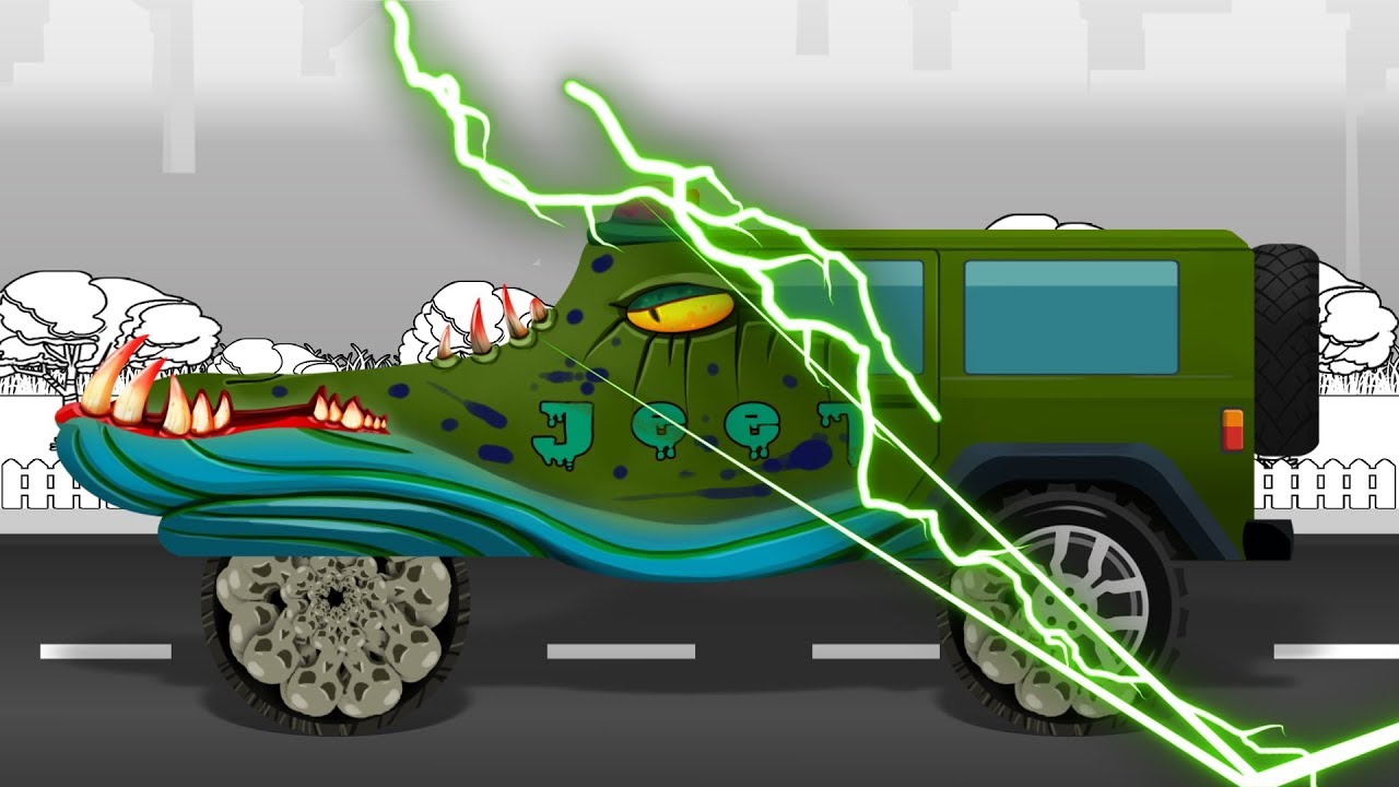 Good and Evil | Army Jeep | Learn Vehicles