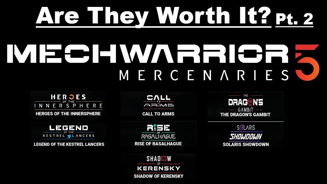 Руководство для покупателей дополнения Mechwarrior 5 Mercenaries, часть 2.