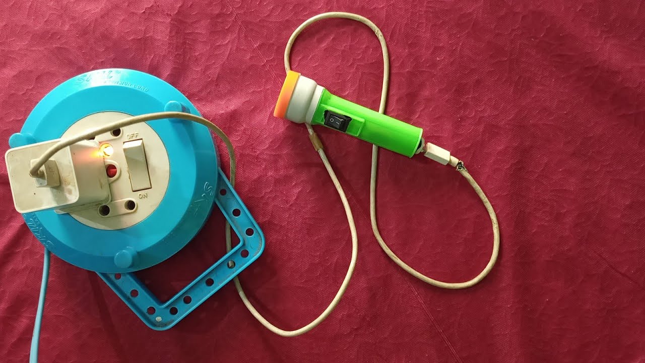 Simple torch ko rechargeable torch banaye