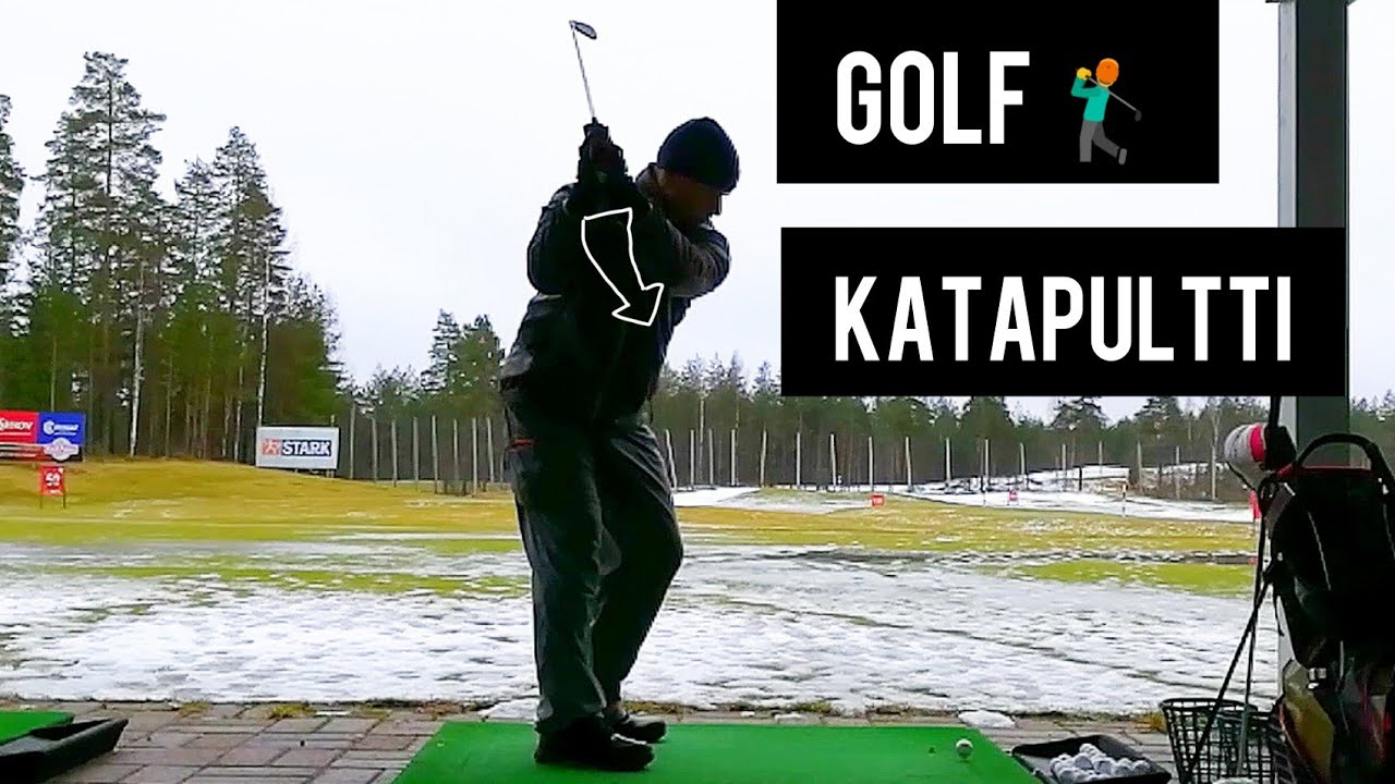 Golf katapultti.