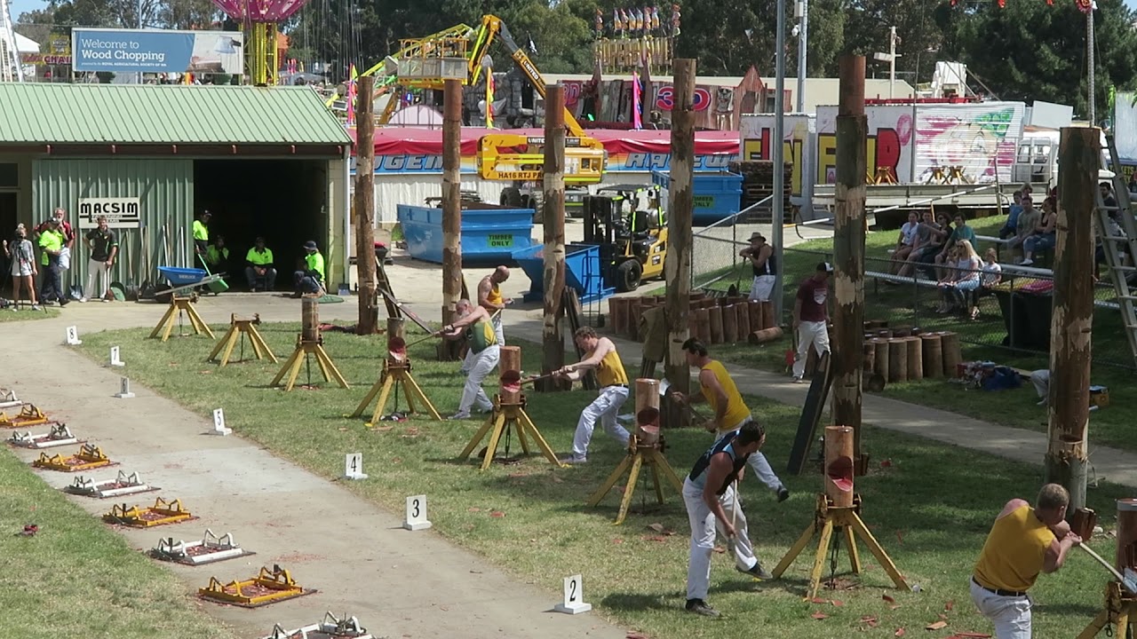 Movie Perth Royal Show Wood Chopping 26Sep2018