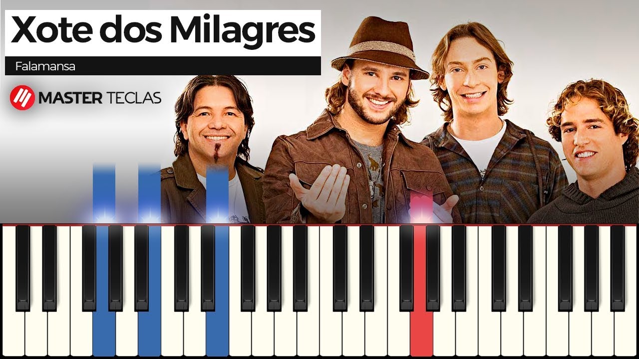 Xote dos Milagres - Falamansa | Piano Tutorial + Partitura
