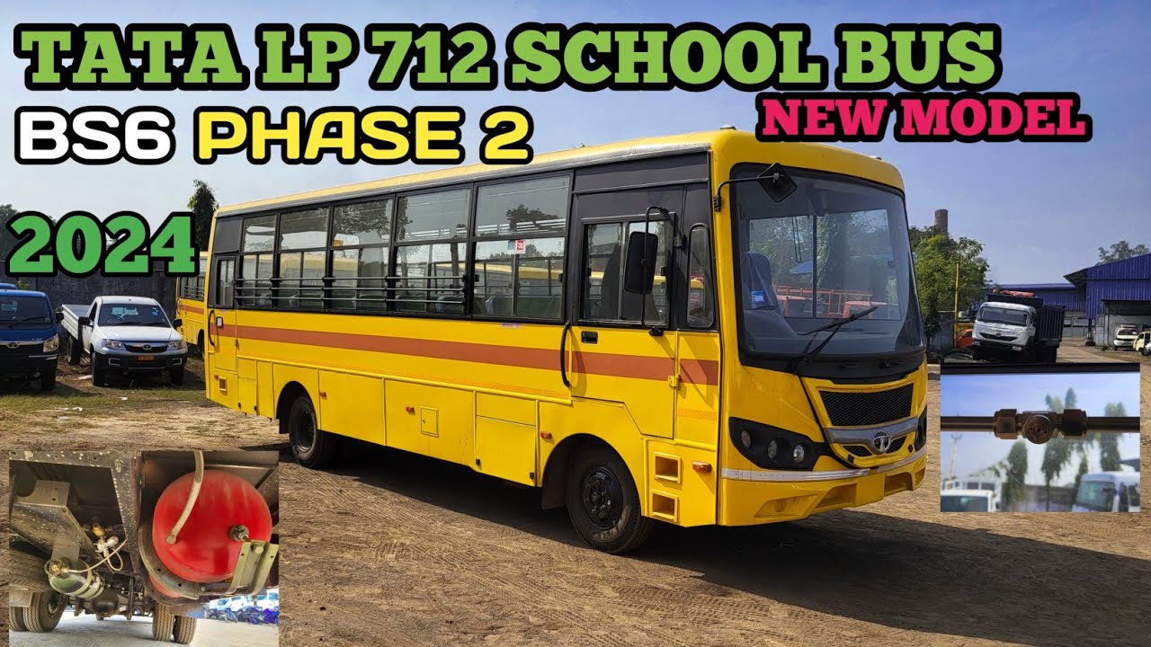 2024 TATA 712 school bus ! full detail review ! 45 seater