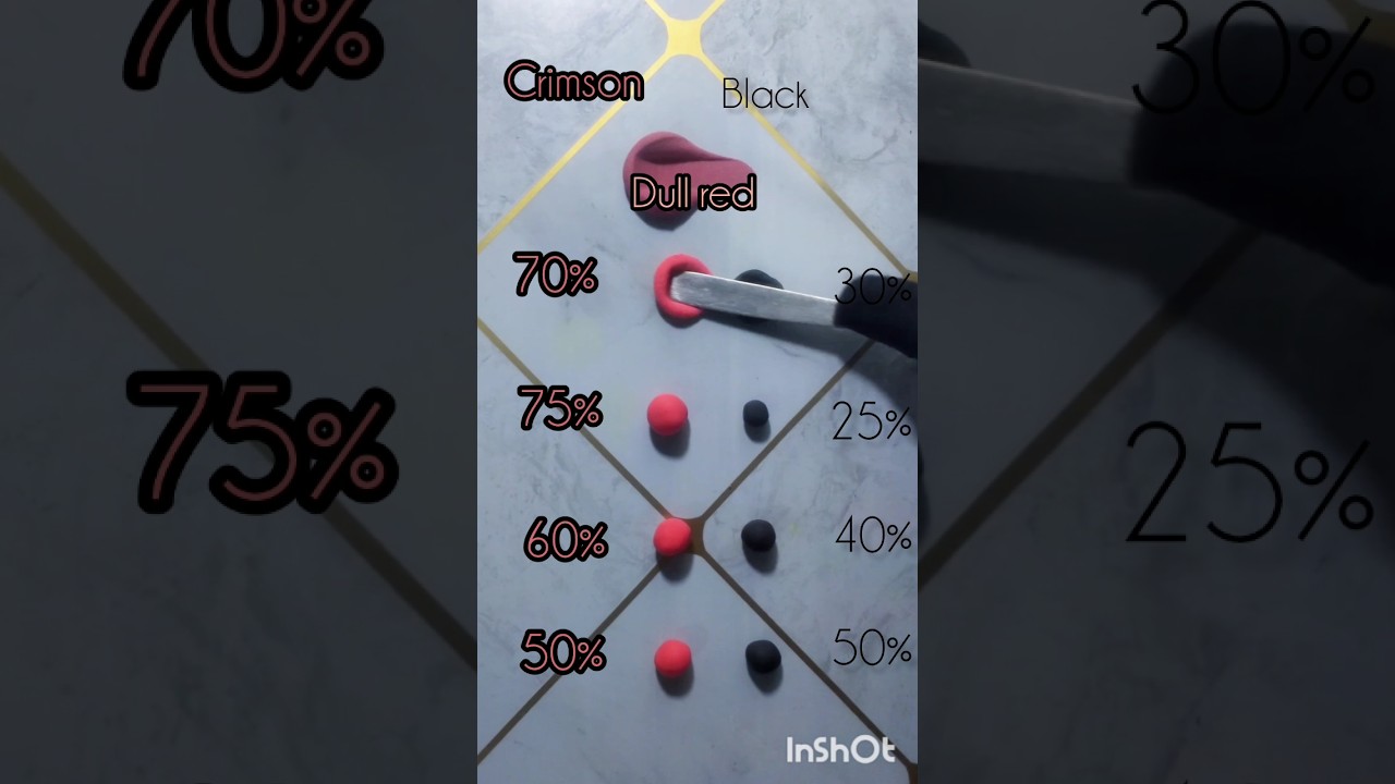 WHAT Happens When You Mix CRIMSON and Black Paint?part26 