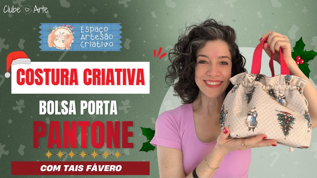 🧵✨ *Espaço Artesão Criativo – Tais Fávero – Costura Criativa – Porta Pantone* ✨🧵