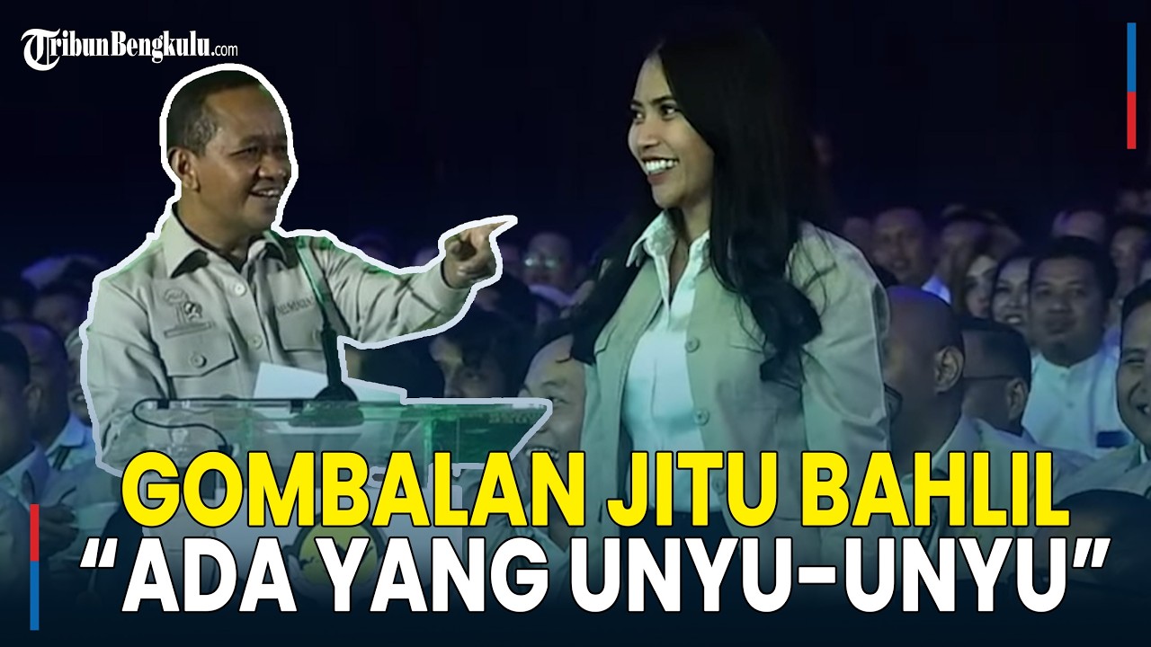 Gombalan Jitu Bahlil, Gagal Fokus Lihat Wanita Cantik di HIPMI: Ada yang Unyu-Unyu Nih