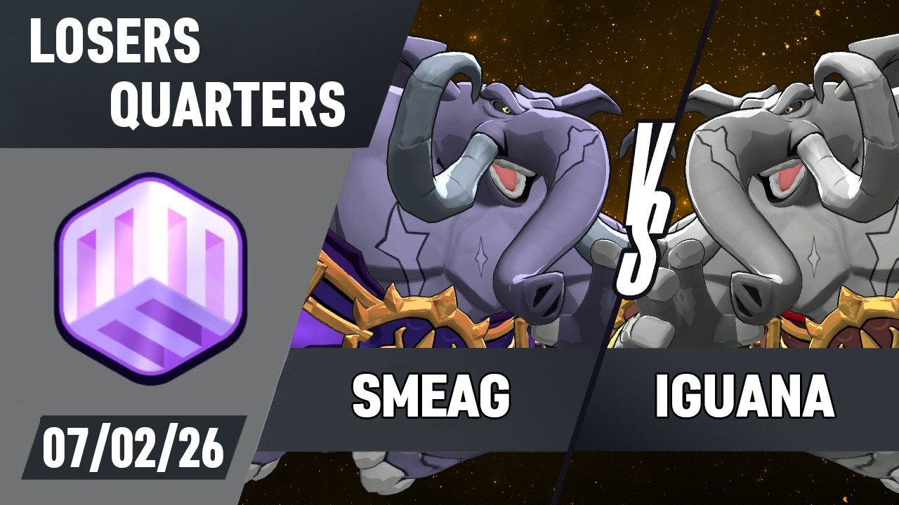 MMM #1 - 2026 | Losers Quarters - Smeag (Loxodont) vs. Iguana (Loxodont)