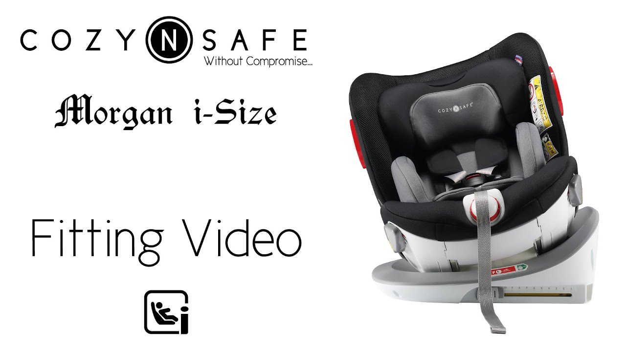 Cozy N Safe Morgan i-Size 360° 40cm-125cm Child Car Seat Fitting Video