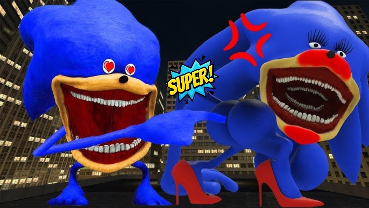 NEW SONIC TAILS TAPES LOVE STORY VS SHIN SONIC EXE TAPES In Garry's Mod!! #sonic #sonictapes #shorts