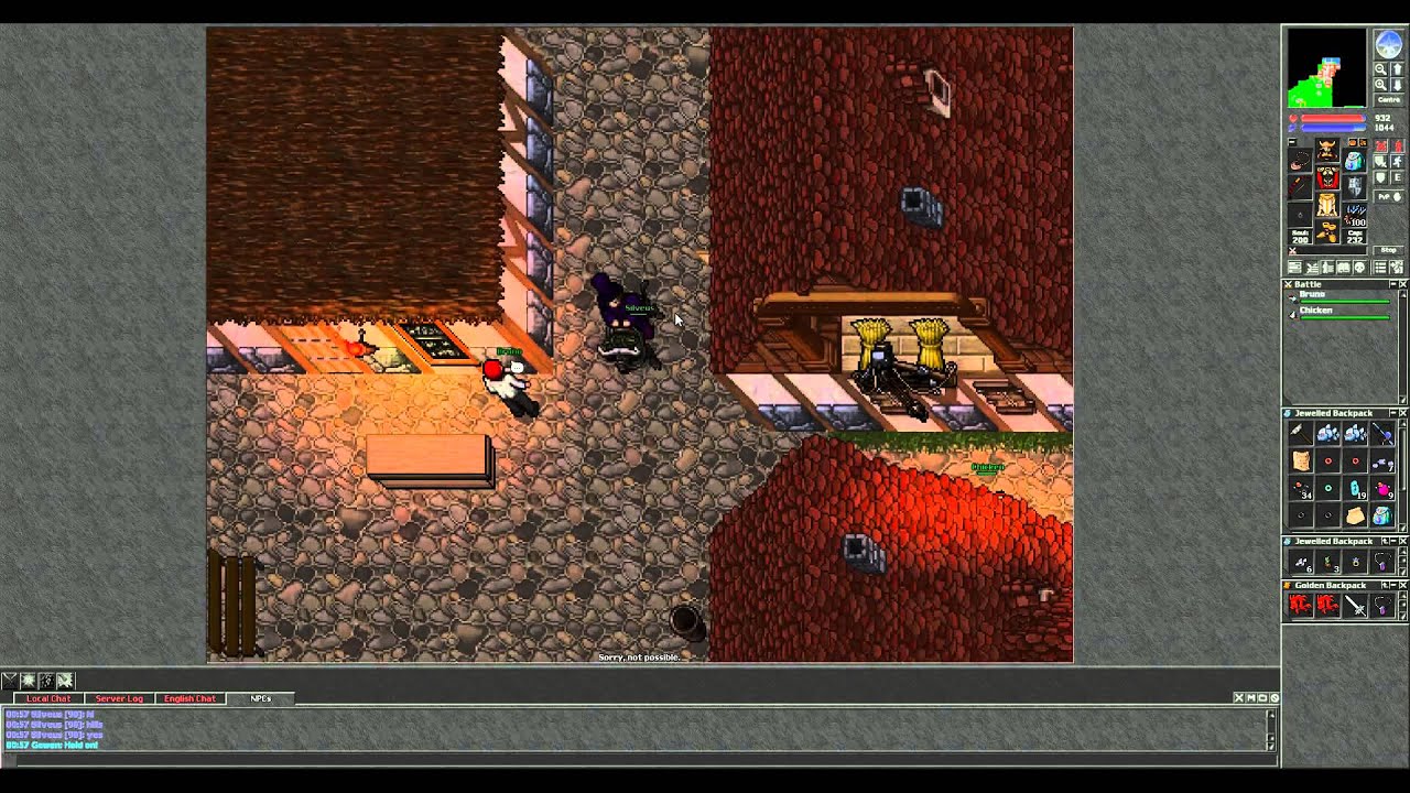 Let's Play Tibia: Isle of Evil Quest. (ENG)