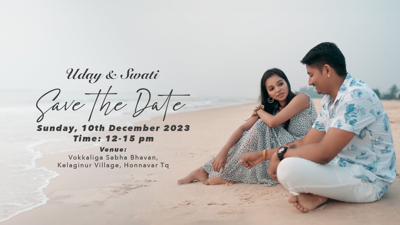 Aarambha Aarambha | Uday & Swathi Pre Wedding Song  | Sanjith Hegde | Waves Photography