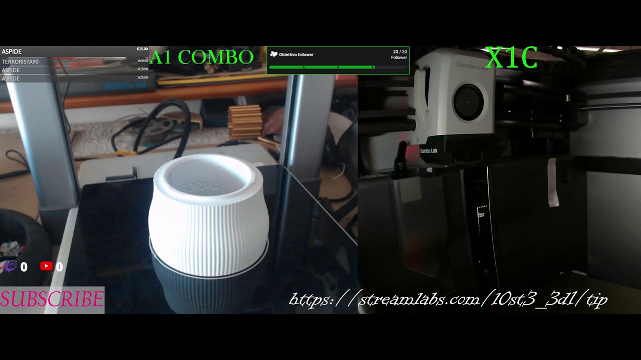 Lamp part 2 of 3 LIVE 300 #livestream  #3dprinting #Housedecor  #youtube