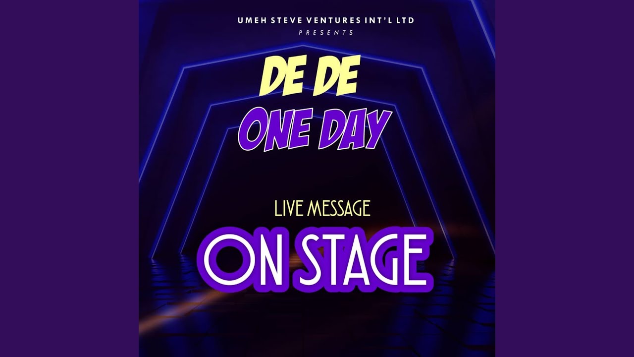 Live Message on Stage, Pt. 1