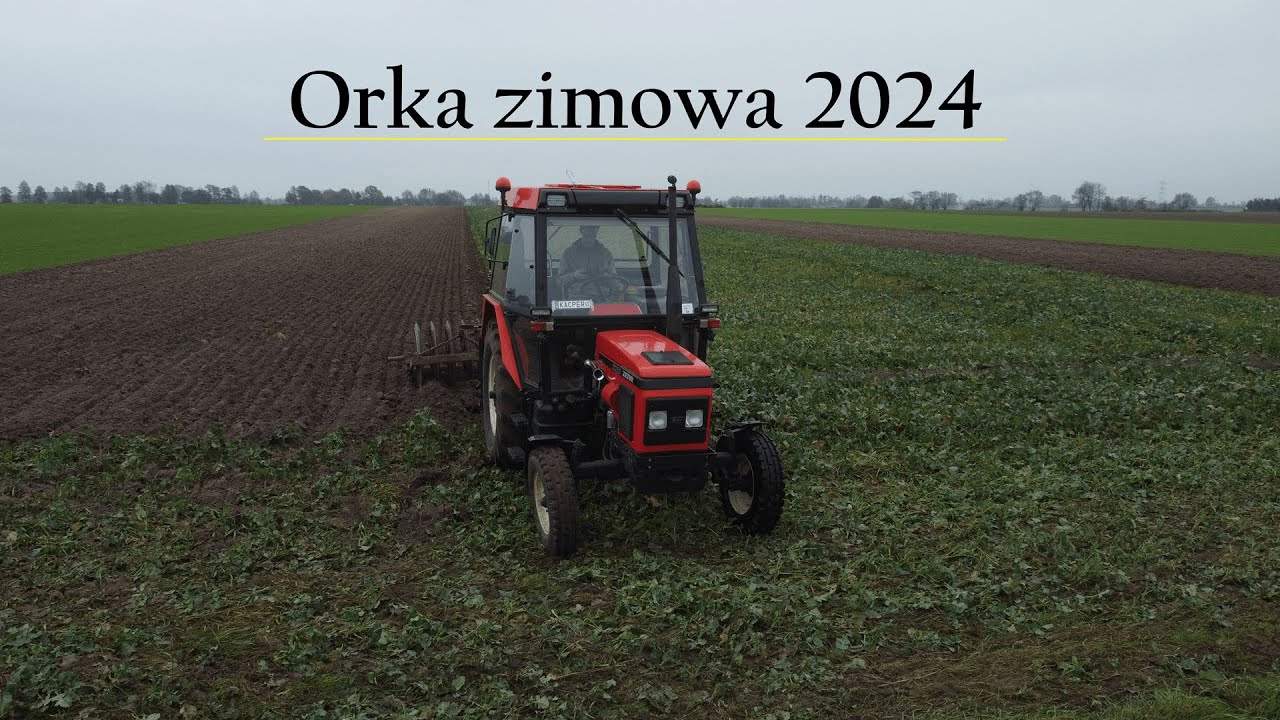 ORKA ZIMOWA obornika i poplonu 2024 | Czy Unia Grudziądz może ładnie orać ?? Zetor 5320 w akcji ;)