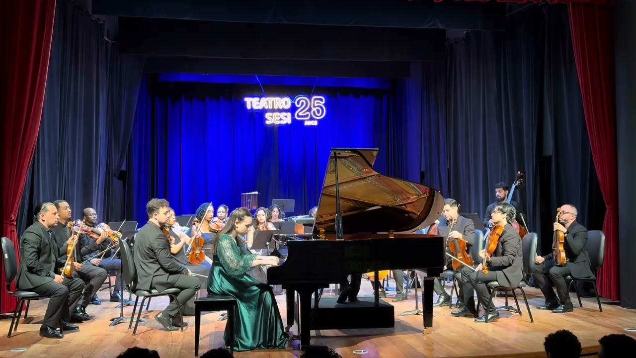 Concerto nº 2 em Si bemol maior - L. V. Beethoven / Camerata Sesi - Sara Canal - Isaac Gonçalves 