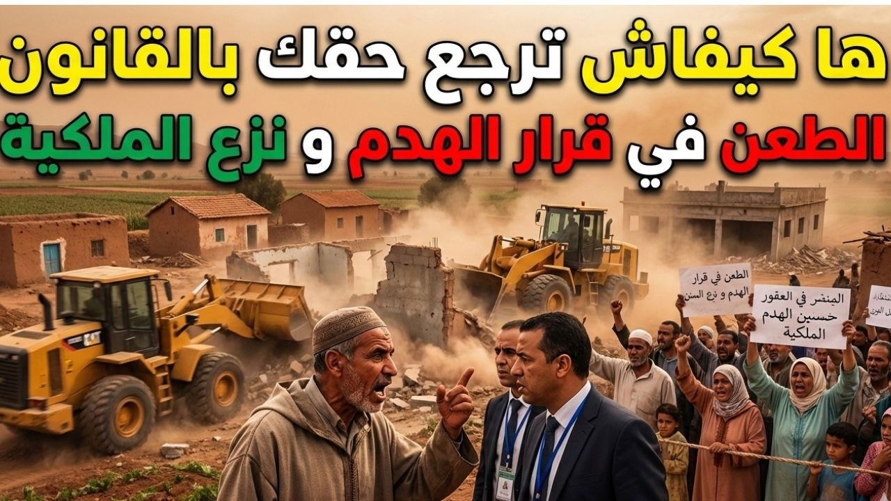 توصّلت بقرار نزع الملكية؟ وقف قبل ما يفوت الوقت — هاد الخطوة القانونية ضرورية باش تحمي أرضك!