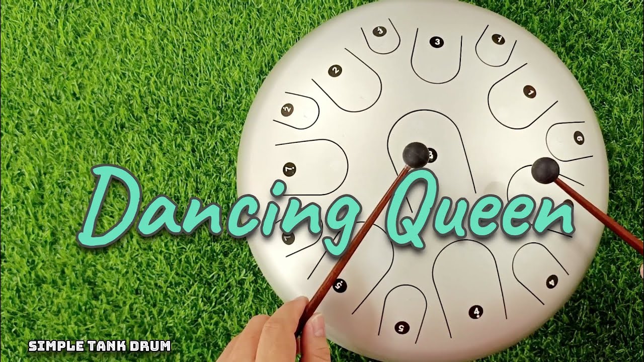 Dancing Queen (ABBA) - Steel Tongue Drum / Tank Drum Cover with Tabs