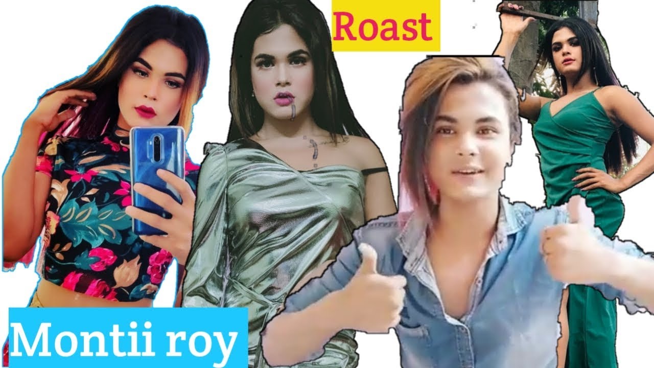 montii roy tik tok video, monty roy makeup #roasting
