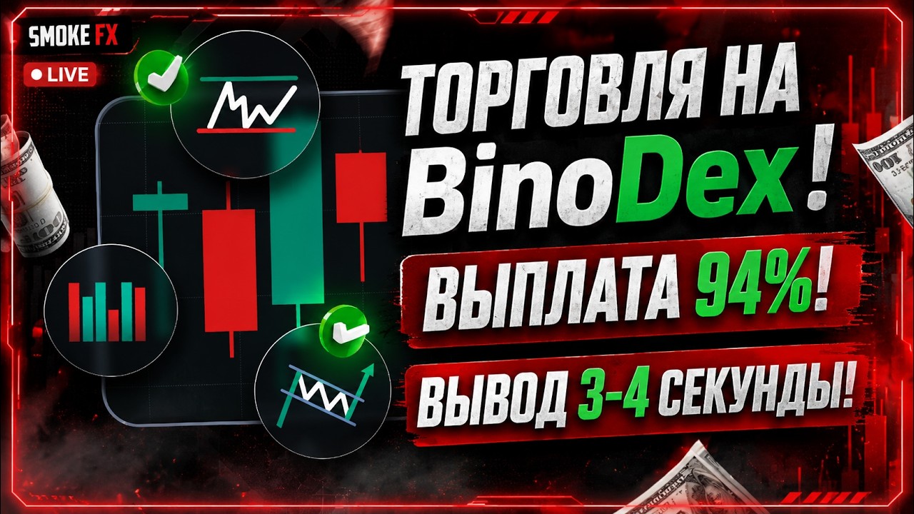 🛑 ТРЕЙДИНГ НА BINODEX! ❌ ВЫПЛАТА 94% &mdash; ВЫВОД 3-4 СЕКУНДЫ!❗️