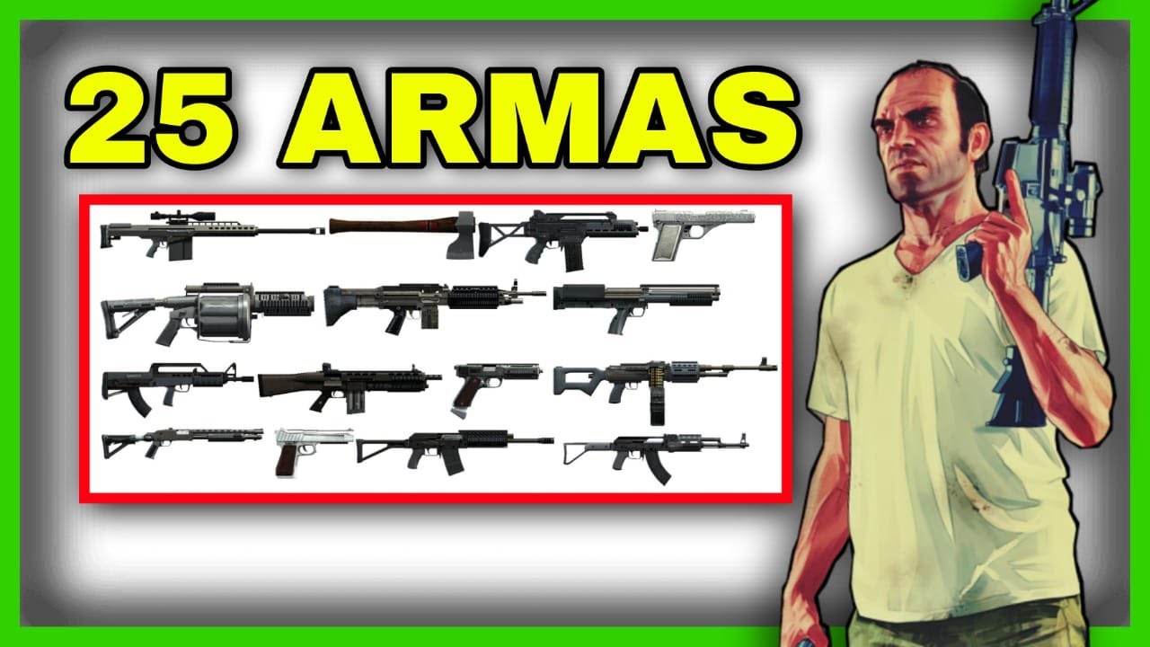 ✔️Donde ENCONTRAR ARMAS OCULTAS de GTA 5 - Ubicaci&oacute;n de ARMAS SECRETAS GTA V (Modo Historia)