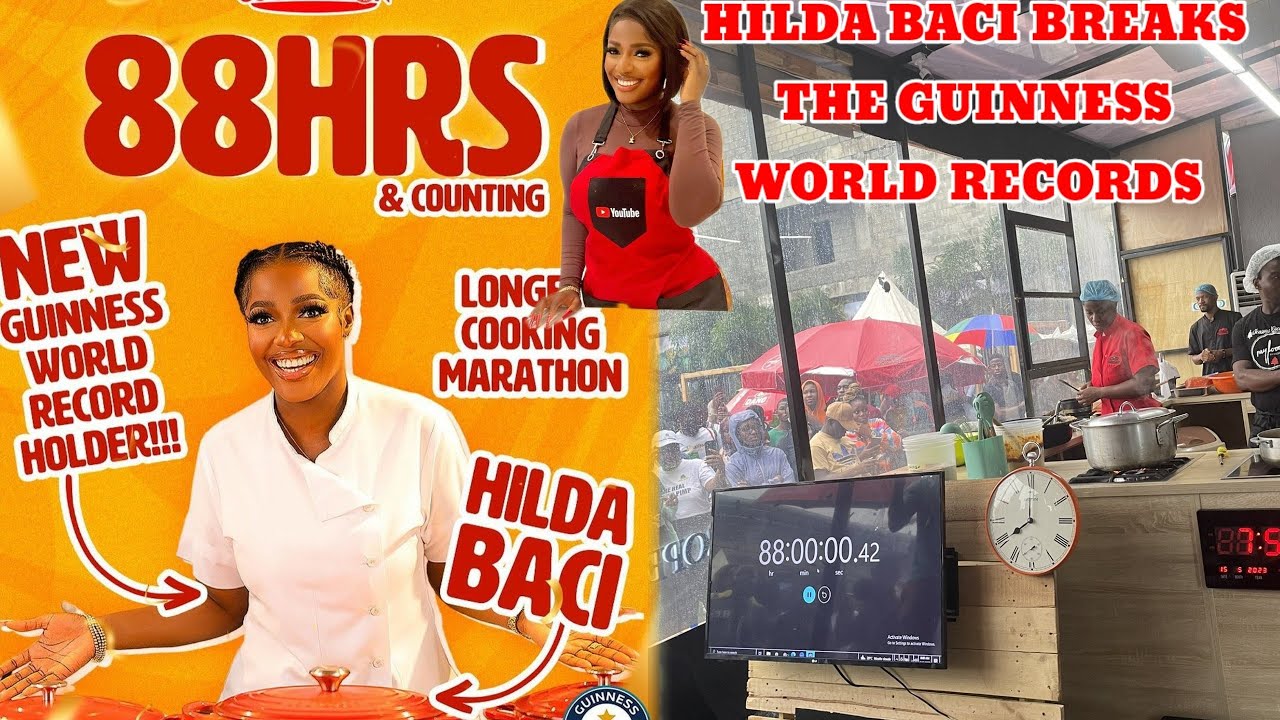 Hilda Baci Break The Guinness world records Cook A Thon@shoptrendkart