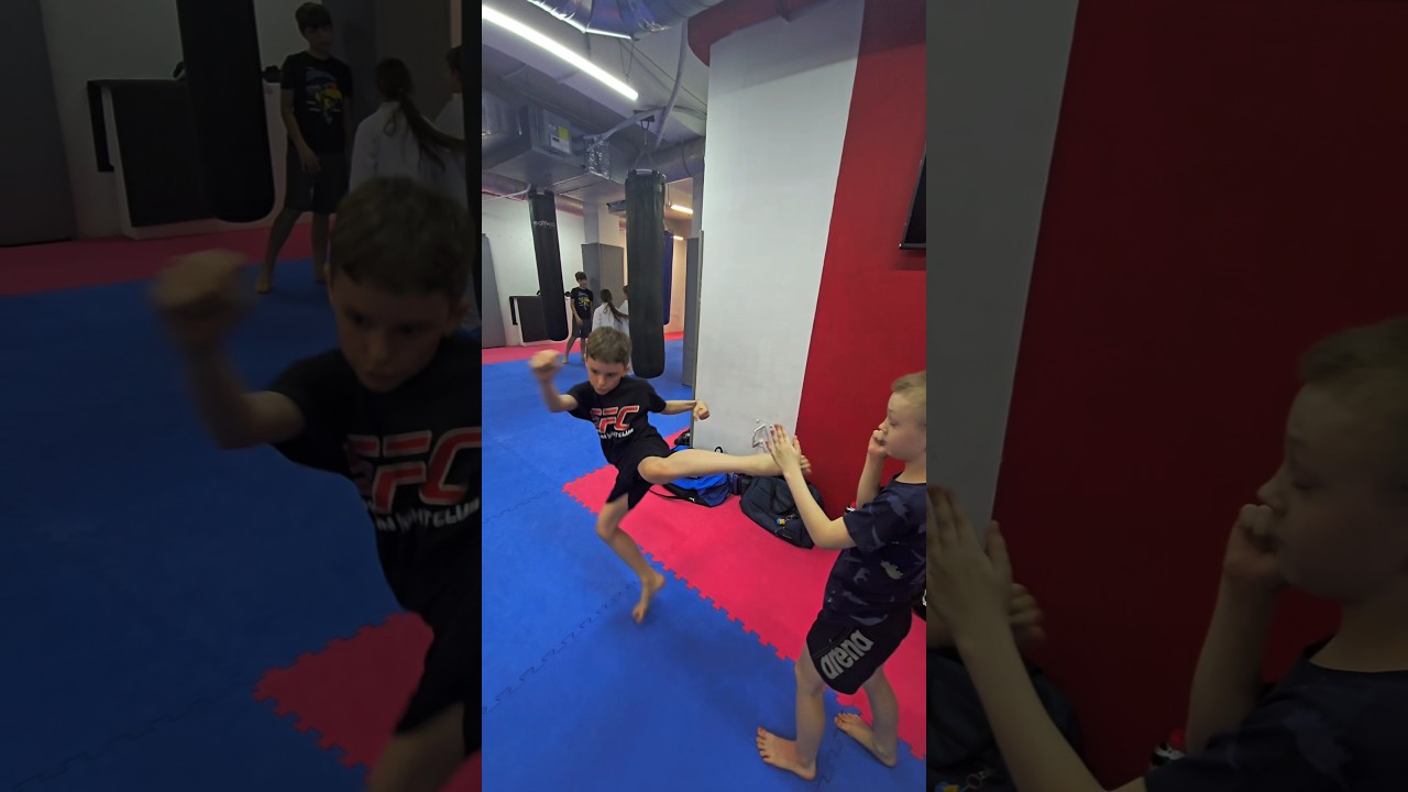 Kickboxing Training for Kids Ages 4&ndash;8 Discipline & Respect First #KidsKickboxing #shots #kids #punch
