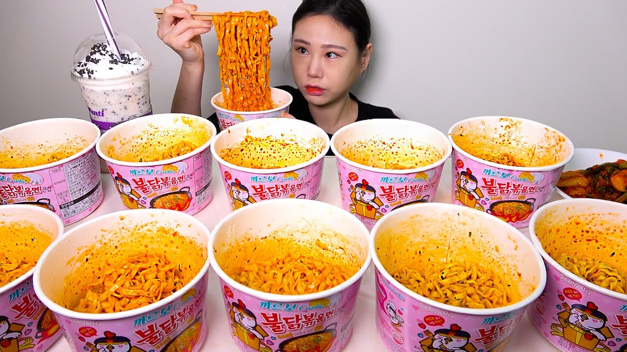 :) 까르보불닭볶음면 10  Samyang Carbo Buldak Bokkeummyun 10