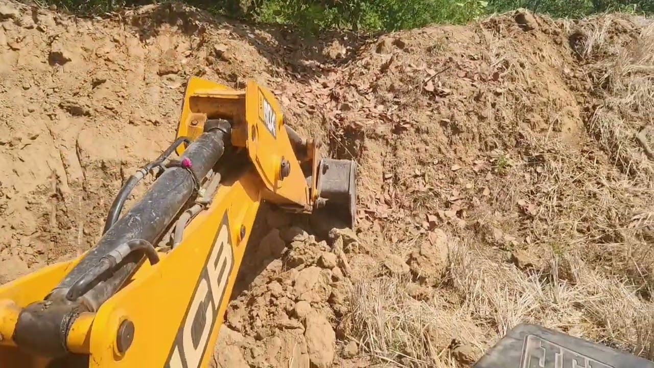 My JCB 3dx, mahindra, eicher and Massey Ferguson working together #jcb#tractor#punjabisong #trending