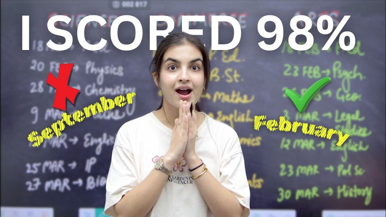 I started studying from september and scored 98% in boards.....this was my strategy 🤫🤝 #class12