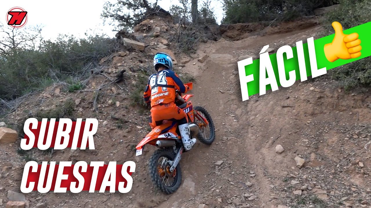 C&oacute;mo SUBIR CUESTAS en moto enduro ⛰️