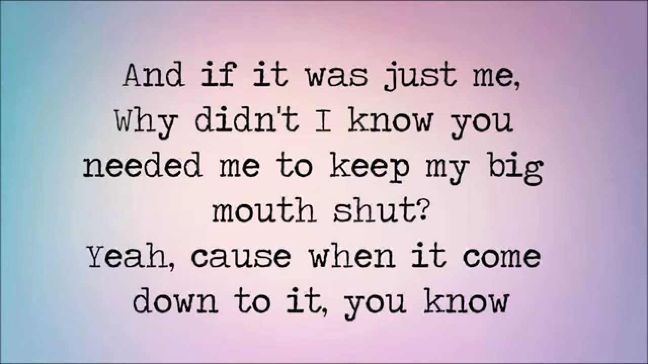 If It's Just Me ~ Hunter Hayes ~ Lyrics