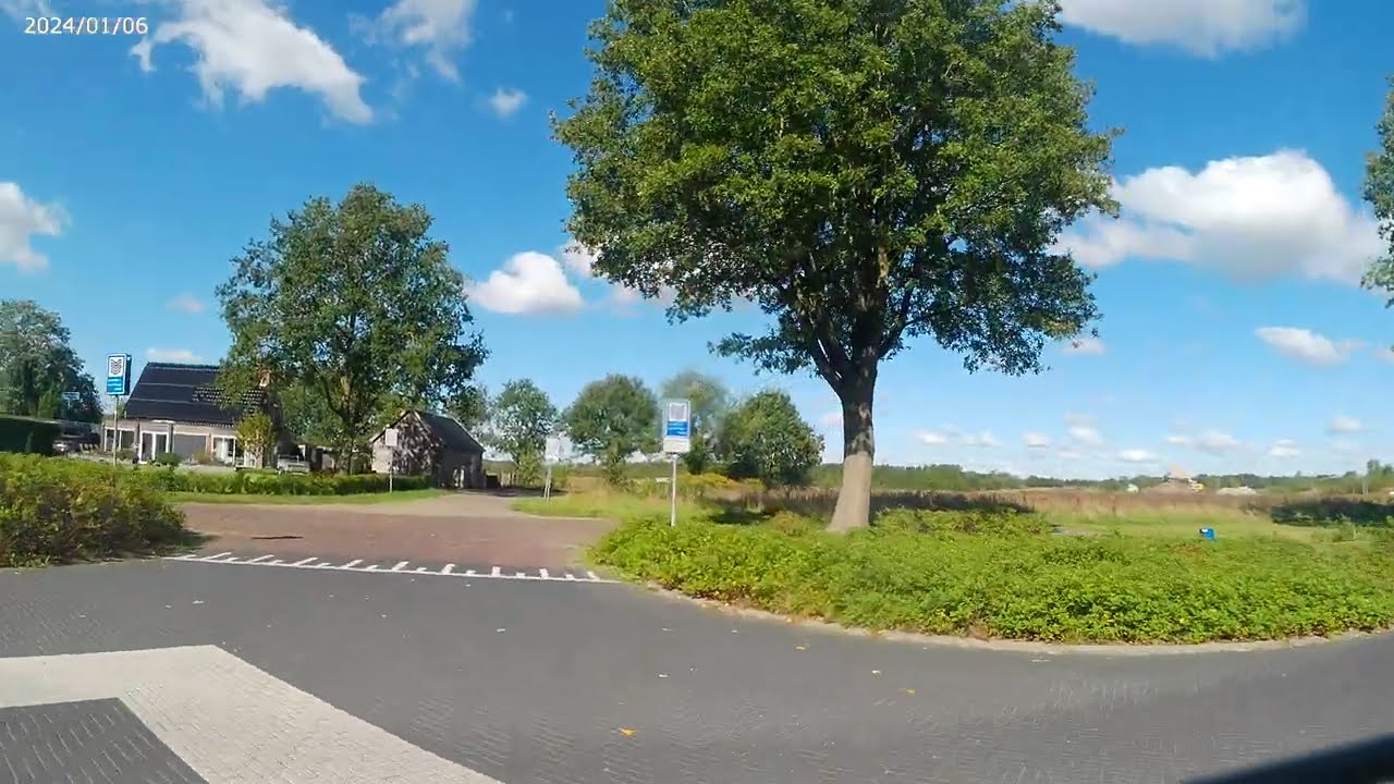 Start fietstocht, Angelslo, centrum Emmen,Noord Bargerveen es