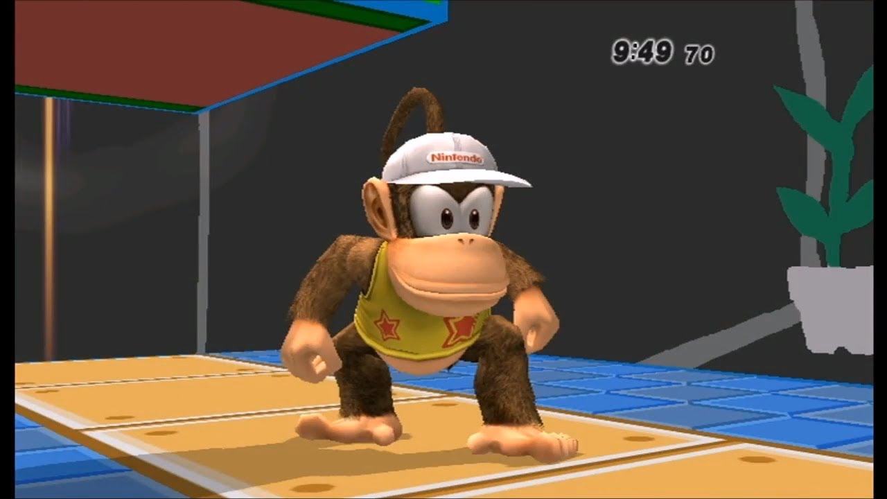 Super Smash Bros Brawl: All-Star Mode on Hard with Diddy Kong (Hard Mode Clear)