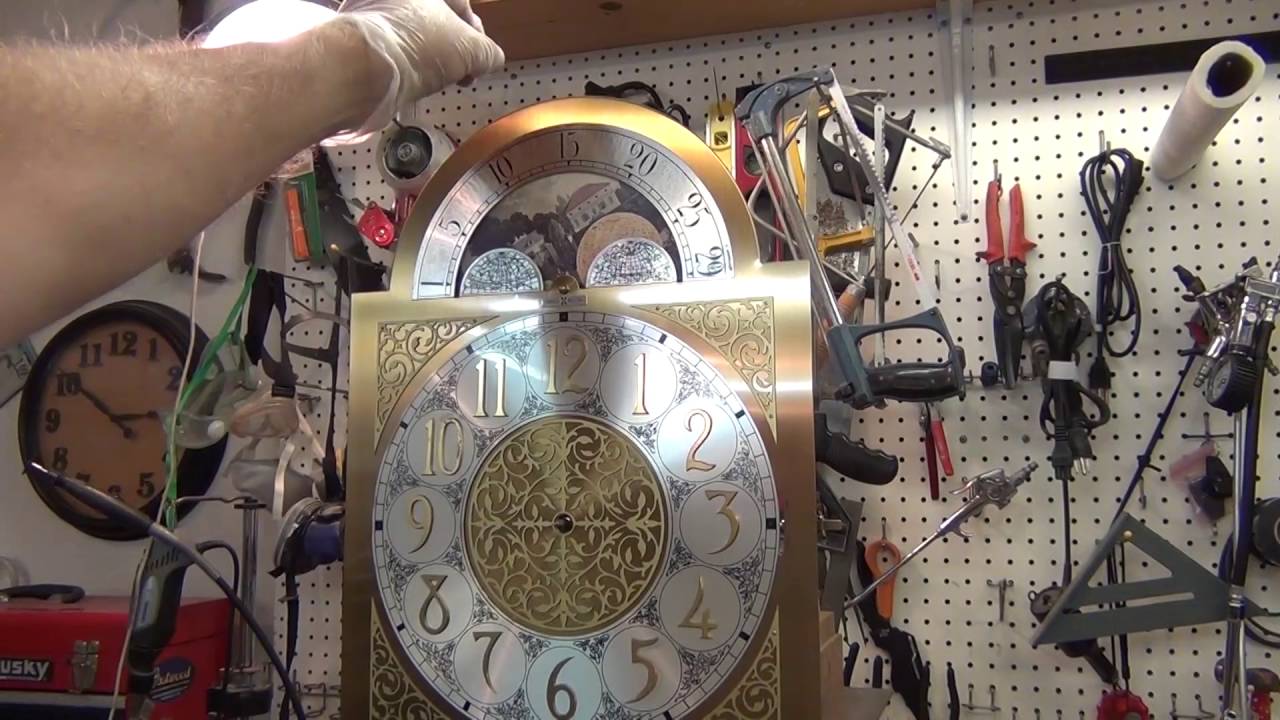 Как разобрать напольные часы, часть 2а из 4