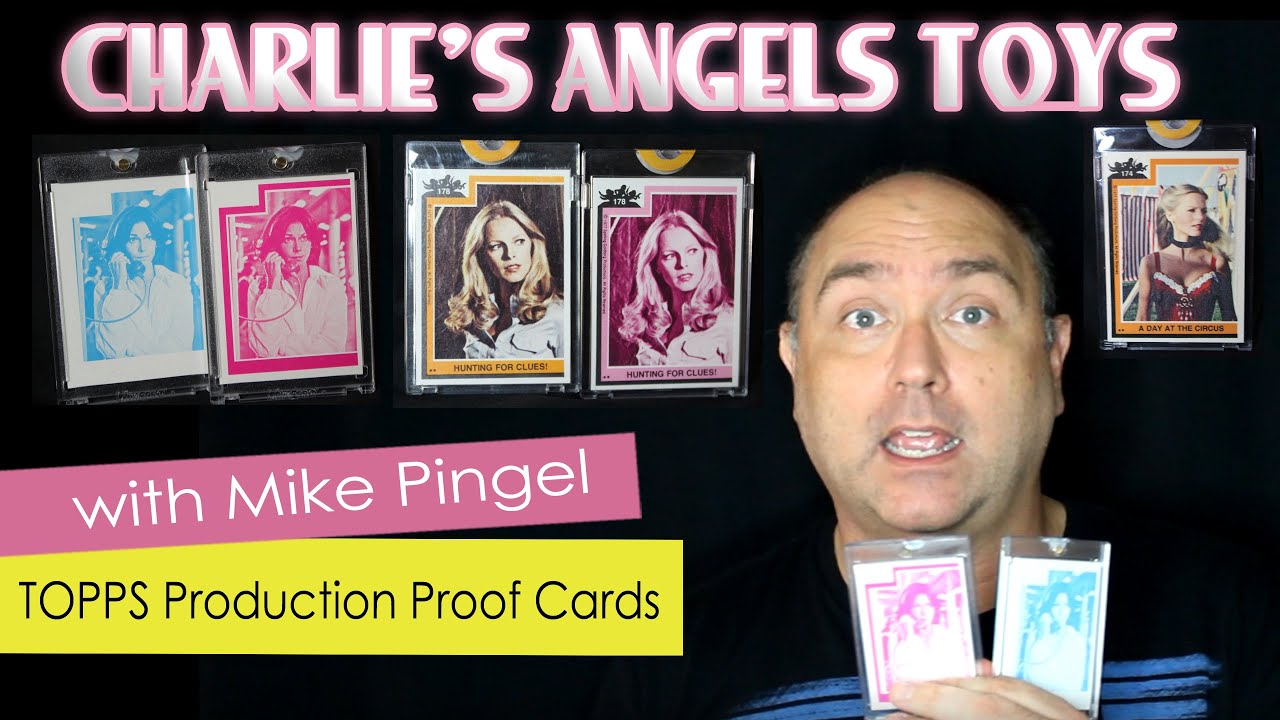 Charlie's Angels Toys: Topps rare Proof Cards