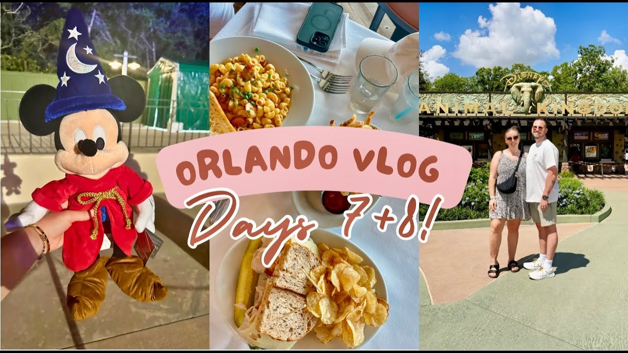 WALT DISNEY WORLD VLOG ✨Day 7 & 8 | Saratoga Springs | The Boathouse, Animal Kingdom & Fantasmic 🎆🪄