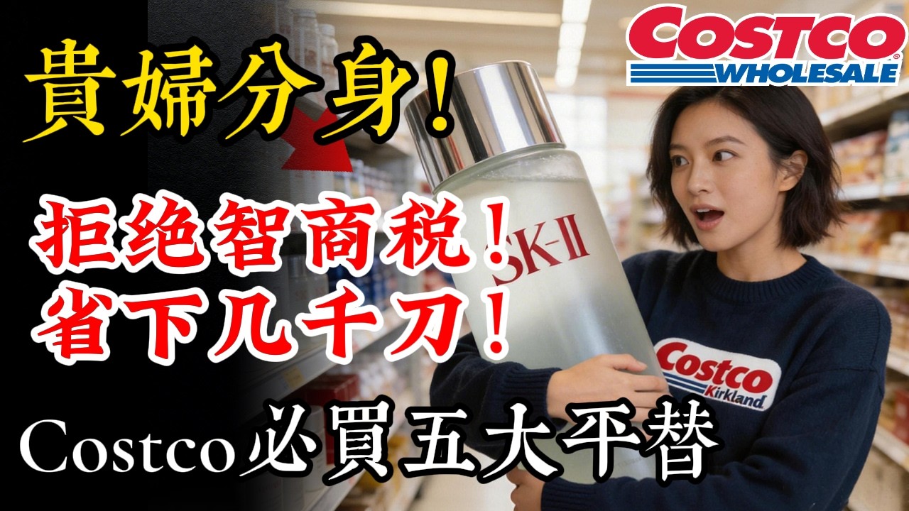 柜姐死也不说的秘密！Costco这5款护肤品，竟然是顶级贵妇大牌的“换皮分身”？成分吊打上千元精华，别再当冤大头了！｜Sunny的向阳生活