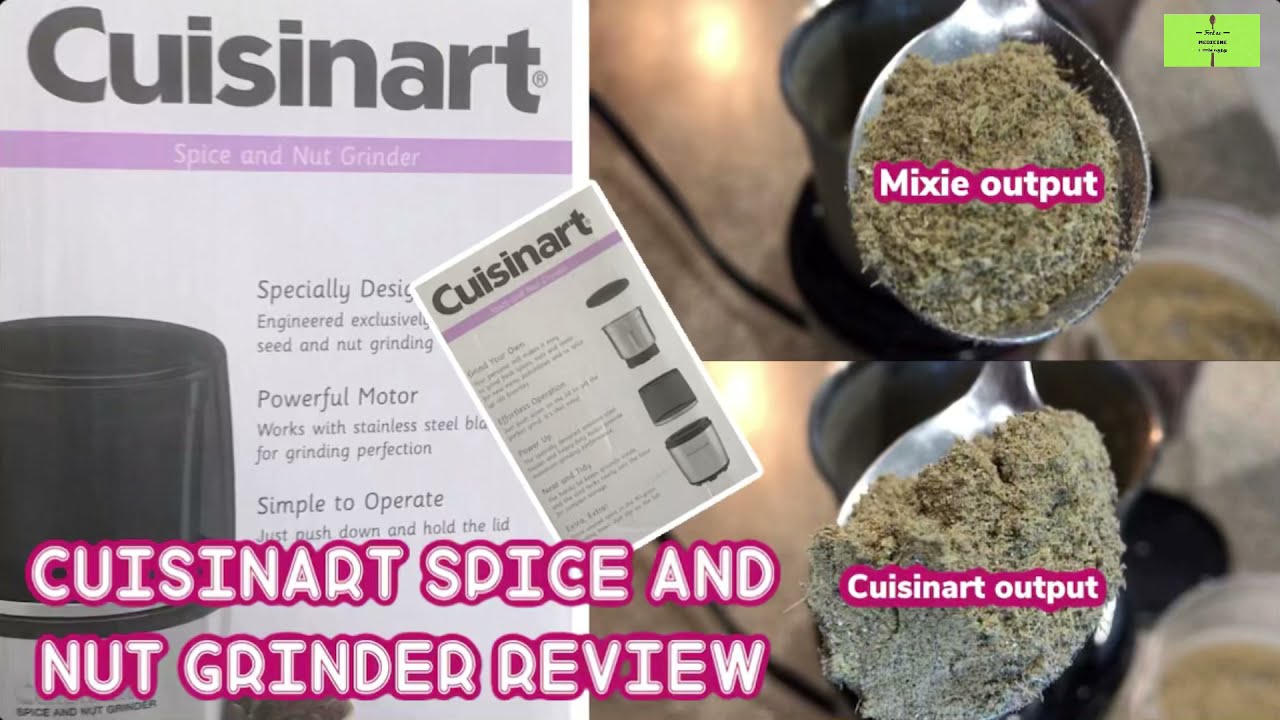 Cuisinart spice and nut grinder review | Comparison of cardamom powder | Mothers day gift 🎁