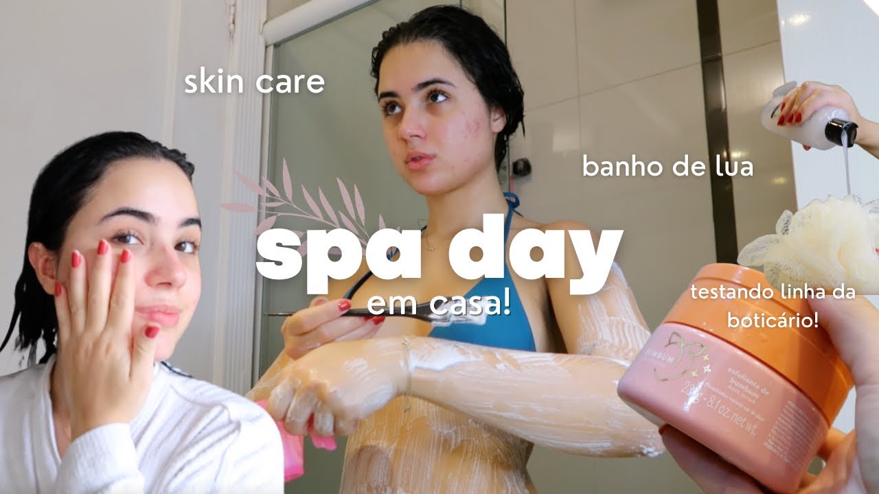 fiz um SPA DAY em casa! testando produtos novos, descolorindo os pelos, skin care, nutrição amend...