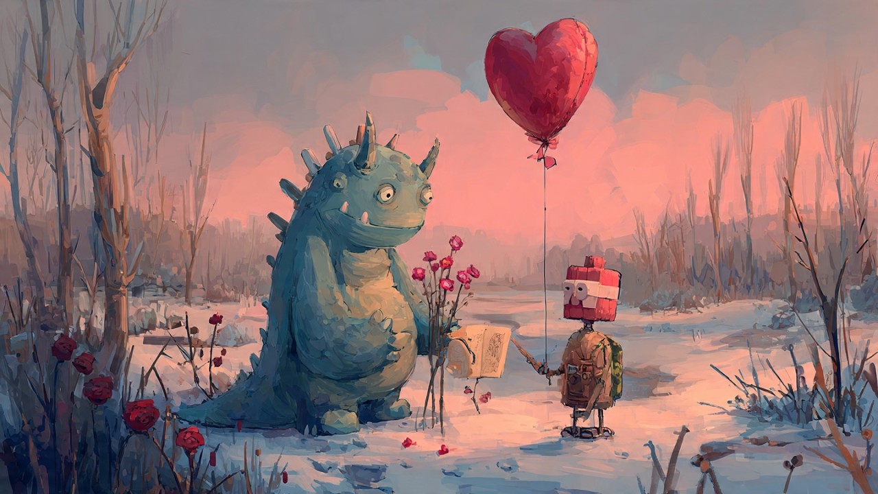 Valentine's Day Lovely Melody | Calming Ambience For Love Birds