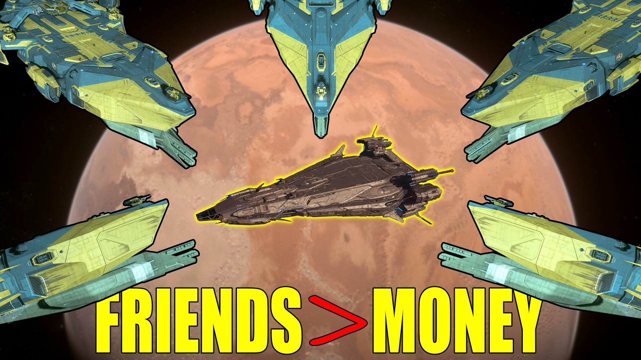 Full Crew Polaris Survives and Thrives in a Verse FULL of Idris - Star Citizen