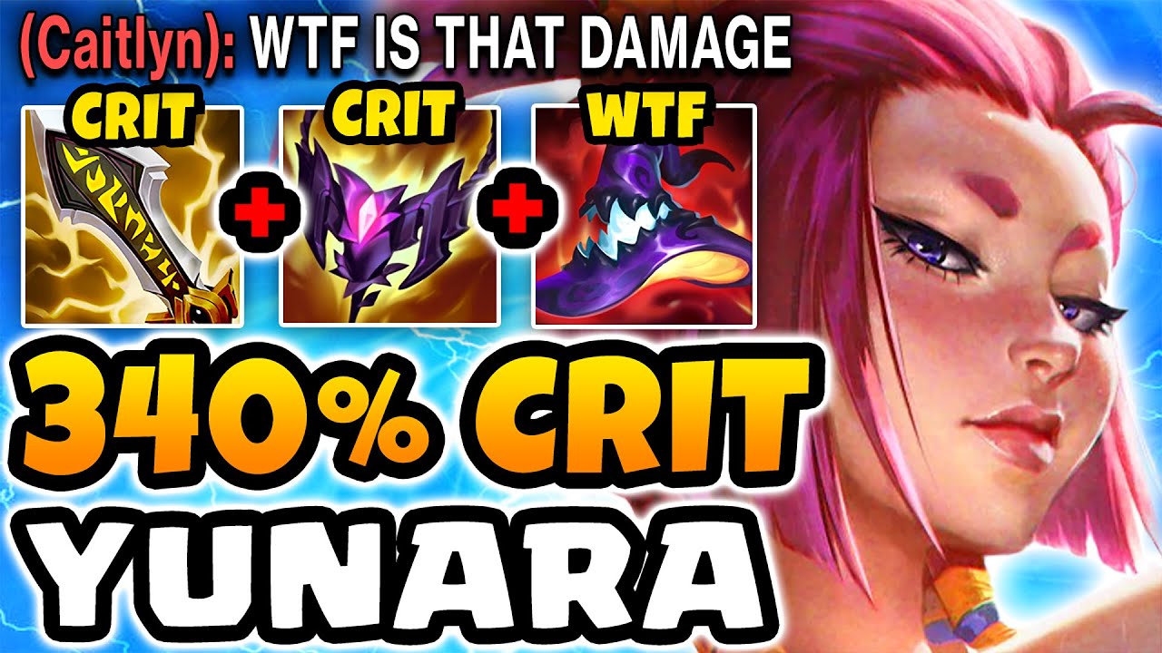Yunara Jungle but I'm AP with 340% CRIT DAMAGE! (IT'S SO BROKEN)