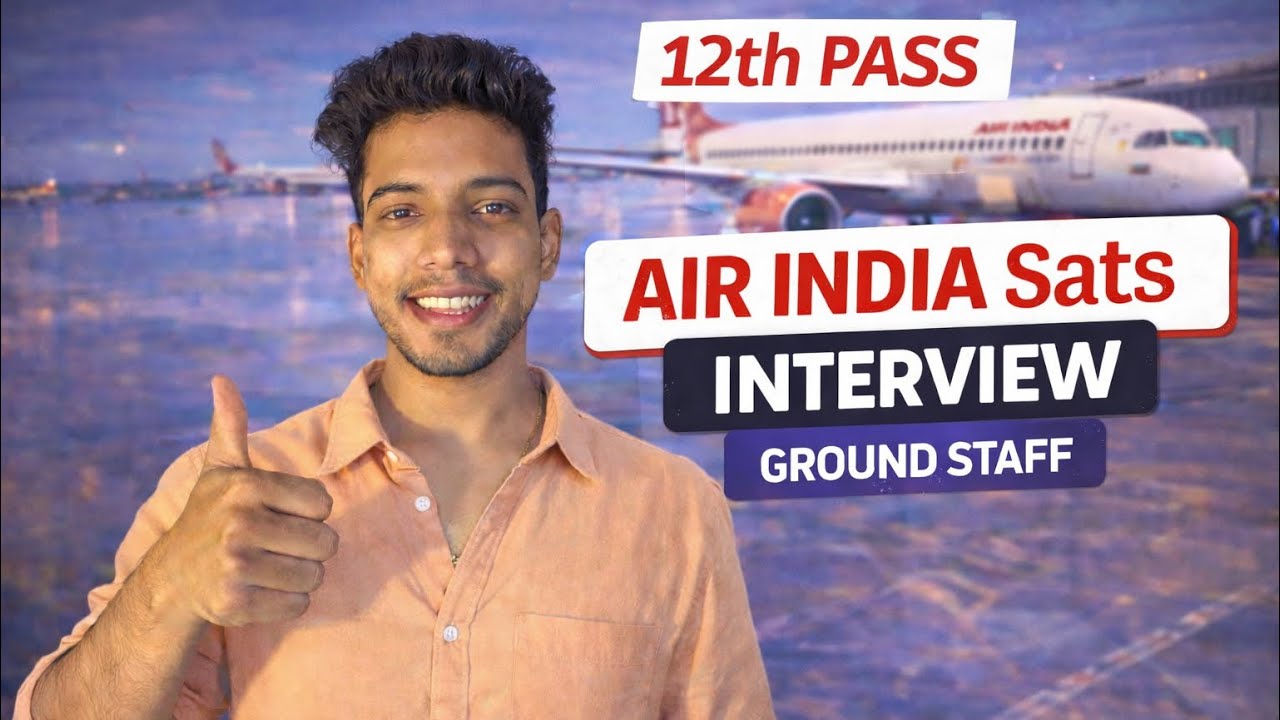 12th Pass Ground Staff Interview | Walk-in interview #airindia #groundstaff #interview 